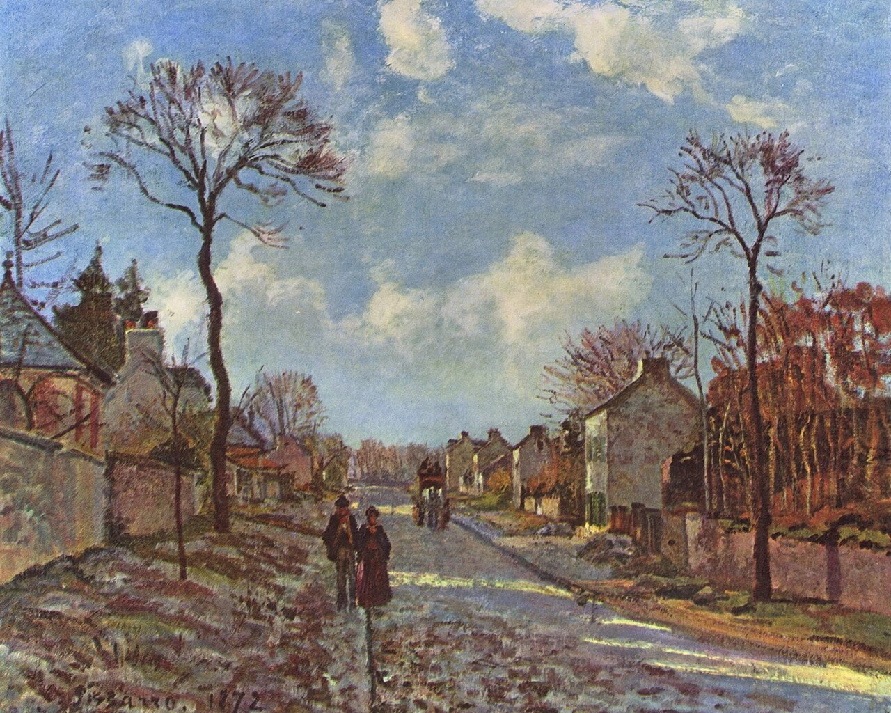 La strada per Louveciennes - Museo d'Orsay, Parigi
